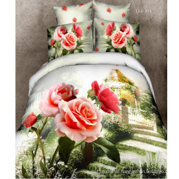 Шикарные розы в 3D постельных принадлежностей белье # Lcj-315